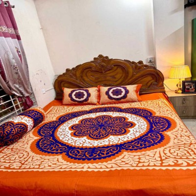 Luxury King size Bed Sheet with Matching Pillow covers