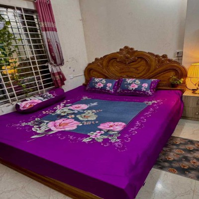 Luxury King size Bed Sheet with Matching Pillow covers