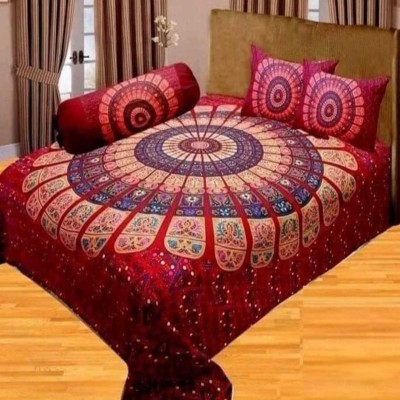 Luxury King size Bed Sheet with Matching Pillow covers