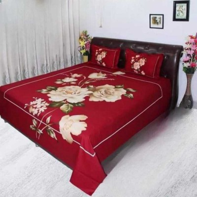 Luxury King size Bed Sheet with Matching Pillow covers