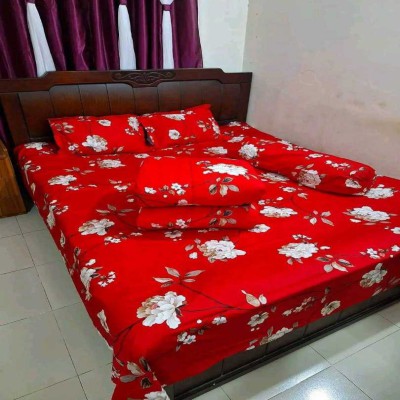 Twill Cotton Comforter - 5 Pcs Set