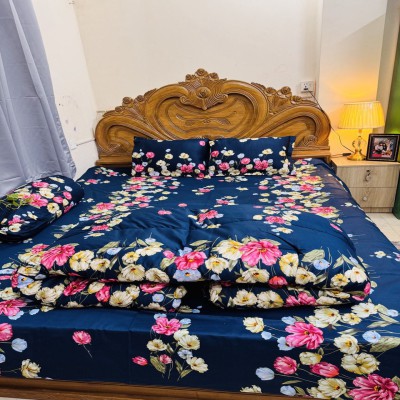 Twill Cotton Comforter - 5 Pcs Set