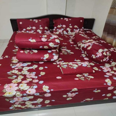 Twill Cotton Comforter - 5 Pcs Set