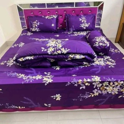 Twill Cotton Comforter - 5 Pcs Set