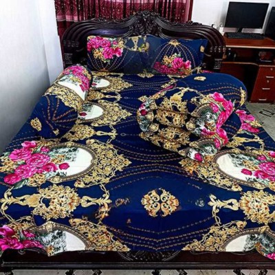 Twill Cotton Comforter - 5 Pcs Set