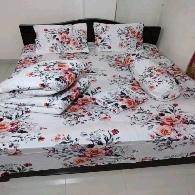 Twill Cotton Comforter - 5 Pcs Set