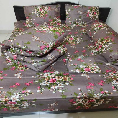 Twill Cotton Comforter - 5 Pcs Set