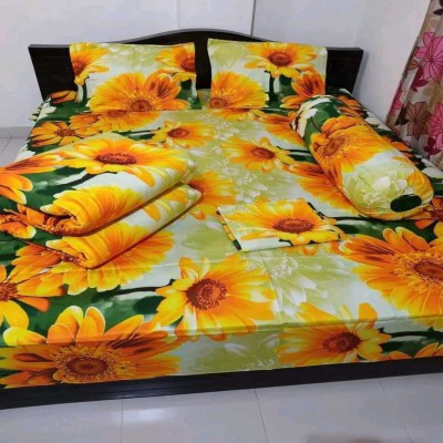 Twill Cotton Comforter - 5 Pcs Set
