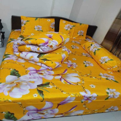 Twill Cotton Comforter - 5 Pcs Set