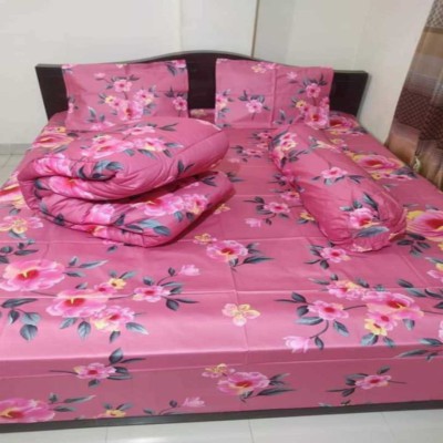 Twill Cotton Comforter - 5 Pcs Set