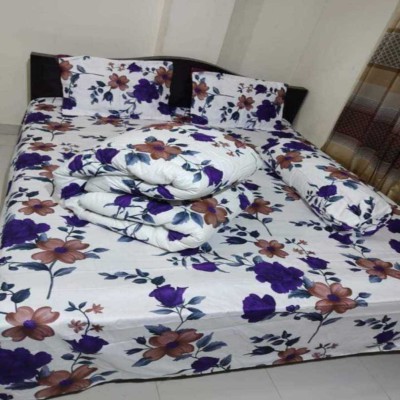 Twill Cotton Comforter - 5 Pcs Set