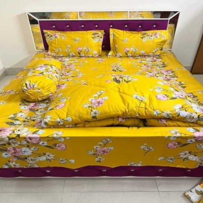 Twill Cotton Comforter - 5 Pcs Set