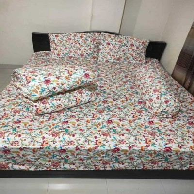 Twill Cotton Comforter - 5 Pcs Set