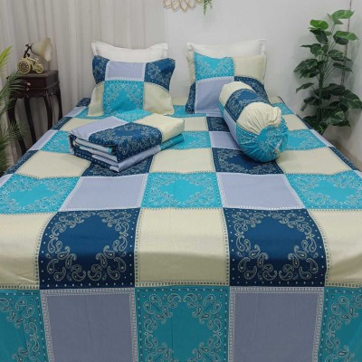 Twill Cotton Comforter - 5 Pcs Set