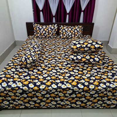 Twill Cotton Comforter - 5 Pcs Set