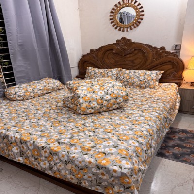 Twill Cotton Comforter - 5 Pcs Set