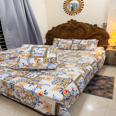 Twill Cotton Comforter - 5 Pcs Set