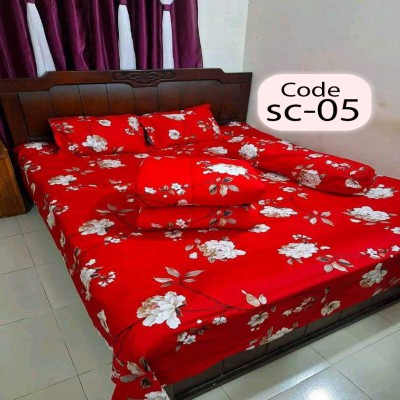 Twill Cotton Comforter - 5 Pcs Set