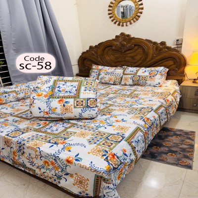 Twill Cotton Comforter - 5 Pcs Set