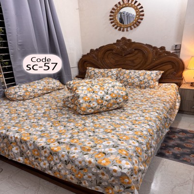 Twill Cotton Comforter - 5 Pcs Set
