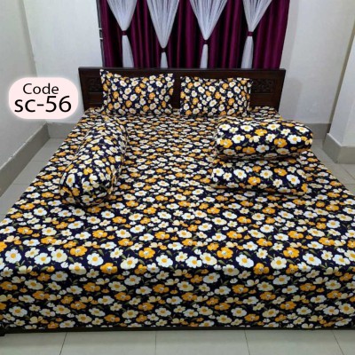 Twill Cotton Comforter - 5 Pcs Set