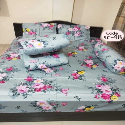 Twill Cotton Comforter - 5 Pcs Set