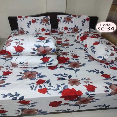 Twill Cotton Comforter - 5 Pcs Set