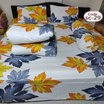 Twill Cotton Comforter - 5 Pcs Set