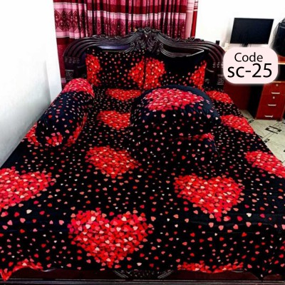 Twill Cotton Comforter - 5 Pcs Set