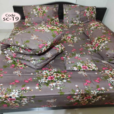 Twill Cotton Comforter - 5 Pcs Set