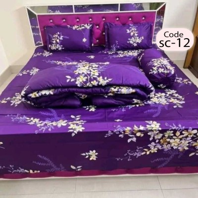 Twill Cotton Comforter - 5 Pcs Set
