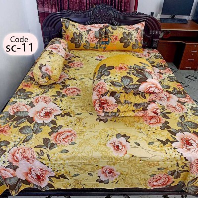 Twill Cotton Comforter - 5 Pcs Set